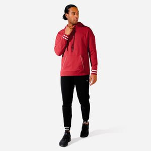 Hybrid Vertical Hoodie - Red