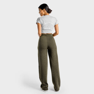 Luxe Wide Leg Pants - Olive