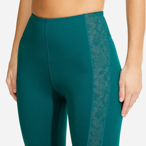 Limitless Snake Leggings - Sea Green
