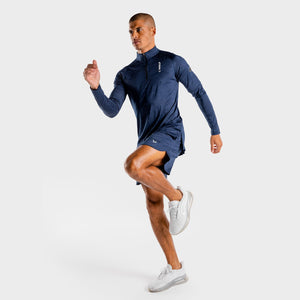 Wolf Running Top - Navy
