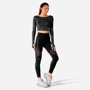 Warrior Crop Tee - Camo