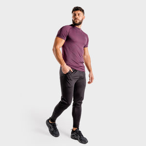 Wolf Seamless Tee - Burgundy