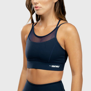 We Rise Bra - Navy Blue