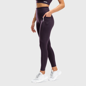 We Rise High-Waisted Leggings - Beetroot