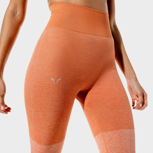 Women's Fitness - Seamless Leggings - Copper Coin Marl