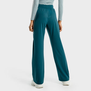 Noor Wide Leg Pants - Teal