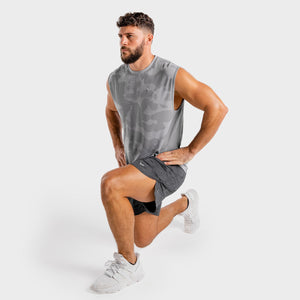 Wolf Seamless Tank - Grey