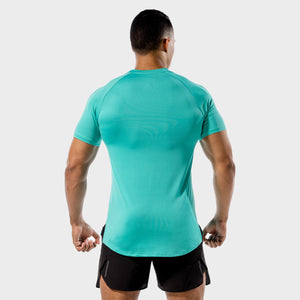 Core Mesh Tee - Aqua