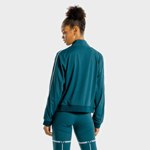 Noor Track Top - Teal