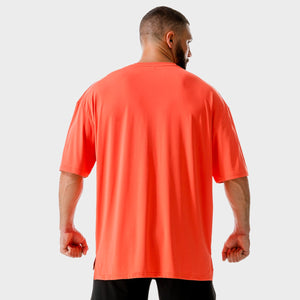 LAB360° Oversized Tee - Hot Coral