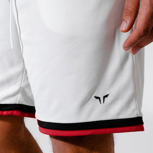 Hybrid Basketball Shorts - White