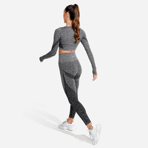 Marl Seamless Leggings - Onyx