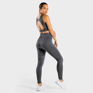 Meta Seamless Leggings - Charcoal