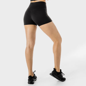 Women's Fitness - Tie Shorts - Black