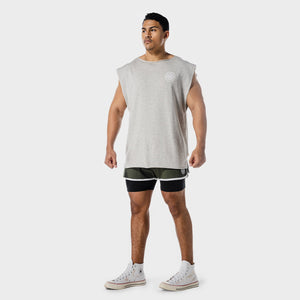 Golden Era Sweat Tank - Light Grey Marl