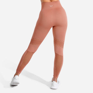 Meta Seamless Leggings - Rose Gold