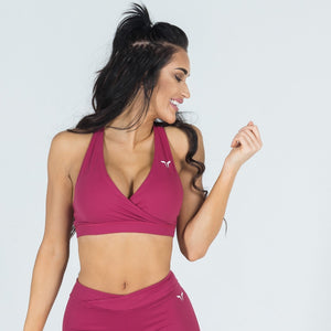 Athena Deep Fuchsia Look | Bra + Leggings