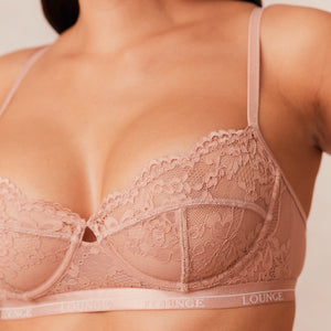 Blossom Balcony Bra  - Dusty Rose