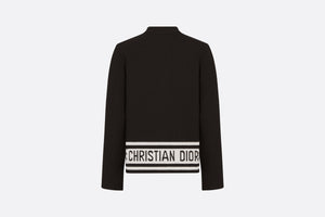 Dior Marinière Jacket • Black and White Cotton and Silk Knit