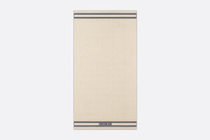 Macrocannage Beach Towel • Off-White Cotton