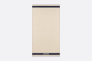 Macrocannage Beach Towel • Off-White Cotton