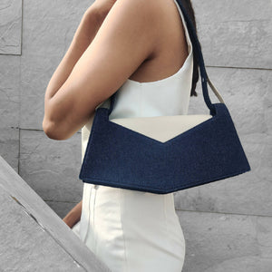 Alyssa, Denim Blue/Ivory