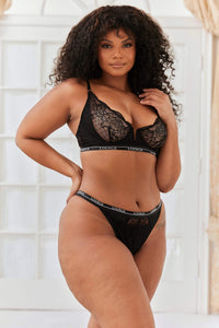 Royal Balcony Bra (Set) - Black