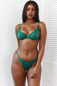 Sustainable Charmed Balcony Bra (Set) - Emerald