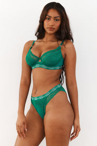 Vogue Balcony Bra (Set) - Emerald