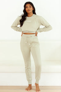 Rope Cord Joggers - Olive