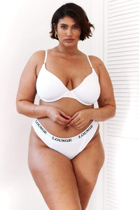 Ultra Comfort Ribbed T-Shirt Bra (Set) - White