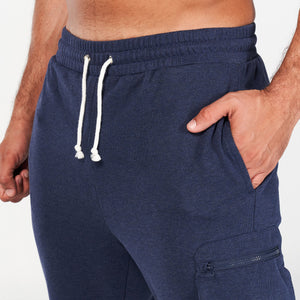 Golden Era New School Joggers - Navy Marl