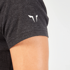 Core Notched Tee - Black Marl