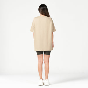 Code Oversized Live in Tee - Sand Marl