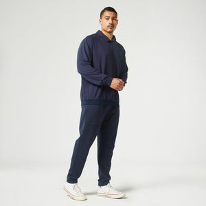 Golden Era Retro Stitch Sweat - Navy