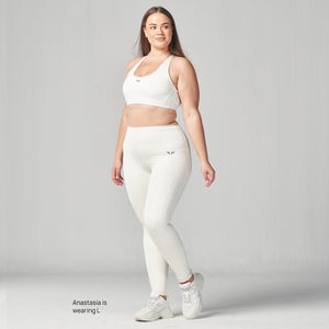 Ultimate Double Layer Leggings - White