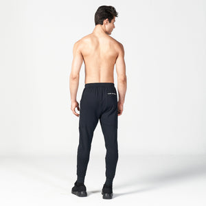 Statement Ribbed Joggers Reimagined - Black