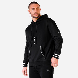 Hybrid Vertical Hoodie - Black