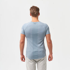 Statement Tee - Dusty Blue