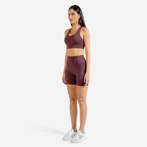 Limitless Plush Cycling Shorts - Mulberry