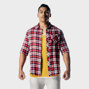 Golden Era Flannel Shirt - Red Check