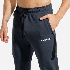 Warrior Jogger Pants - Navy with Black Panel