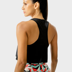 LAB360° Crop Tank - Black