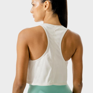 LAB360° Crop Tank - Whisper White