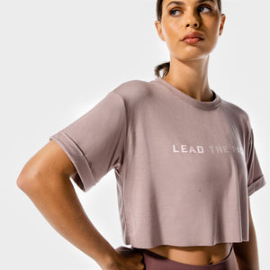 The Pack Crop Tee - Taupe