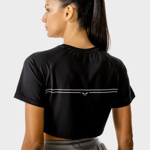 LAB360° Crop Tee - Black