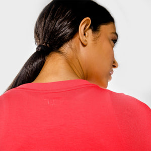 The Pack Crop Tee - Hot Pink