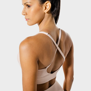 Women's Fitness - Wrap Sports Bra - Peachy Keen