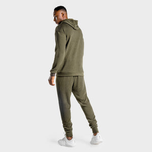 Luxe Zip Up - Olive