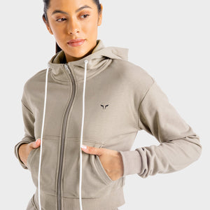 Core Zip Up - Taupe